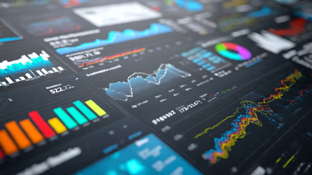 a close up of a digital dashboard showing