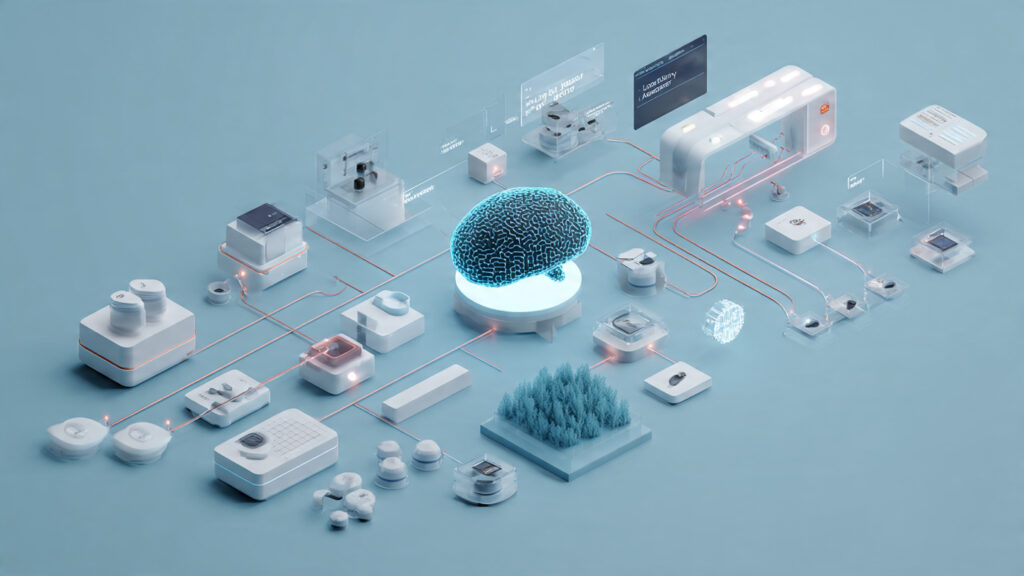 a conceptual illustration showing short term and long term