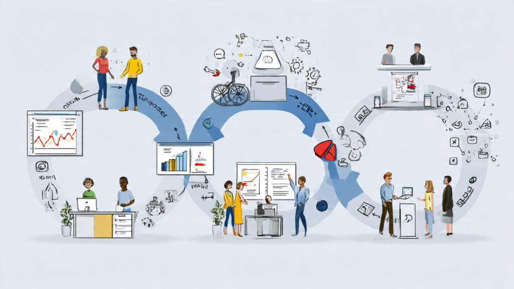 a digital illustration showing a feedback loop (1)