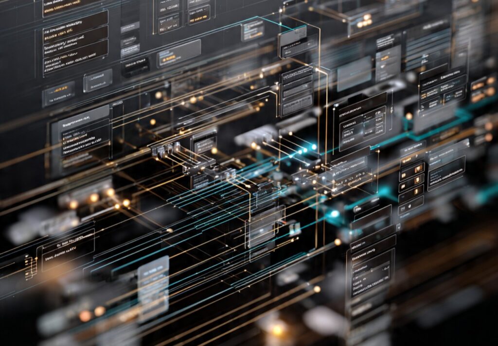 a highly technical realistic visualization of a