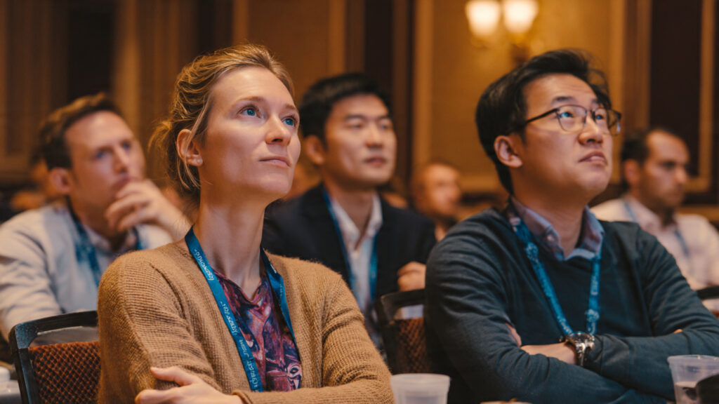 a meeting scene where participants appear disengaged