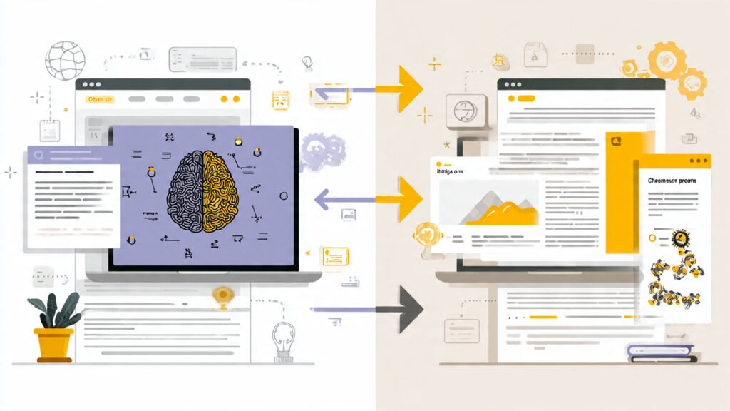 a visual explaining how prompt engineering improves