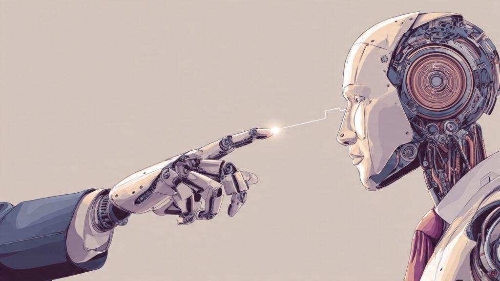 concept image showing responsible ai usage human