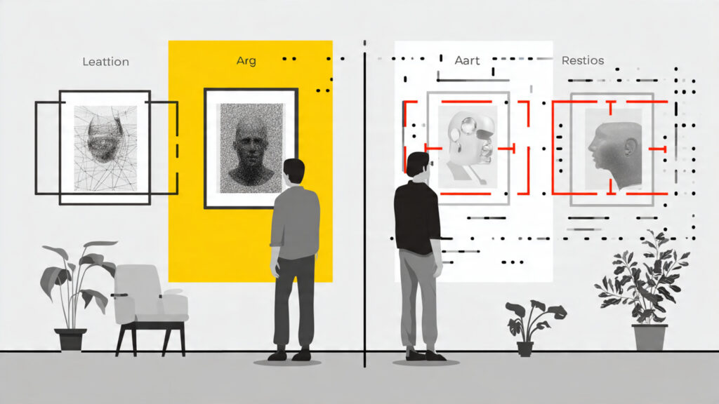 side by side comparison image showing image