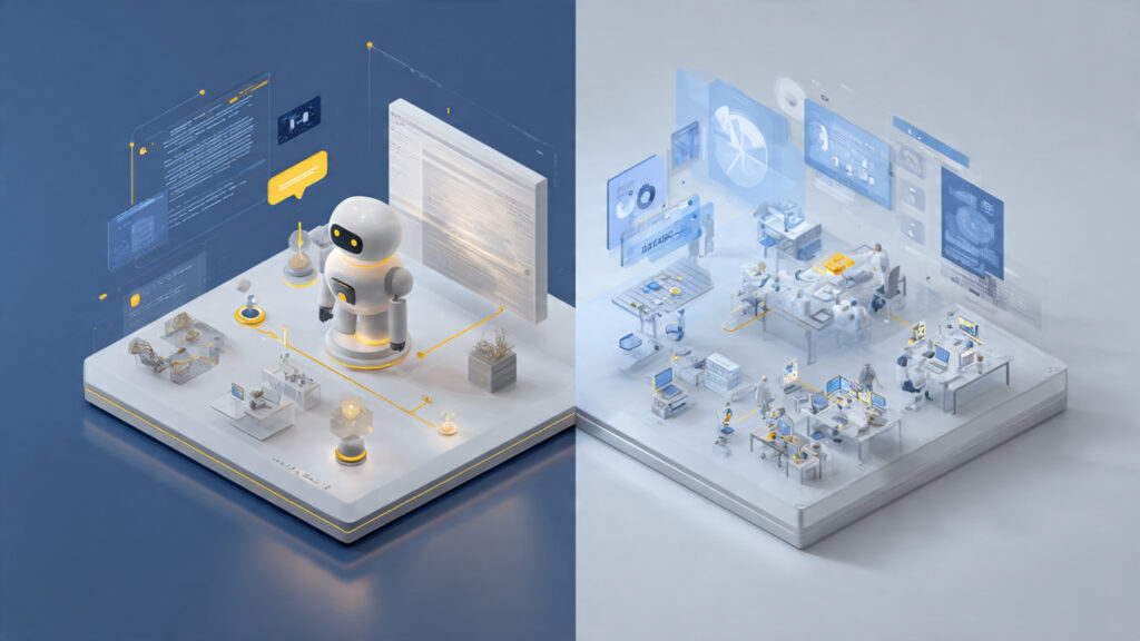 a conceptual realistic illustration showing the tr