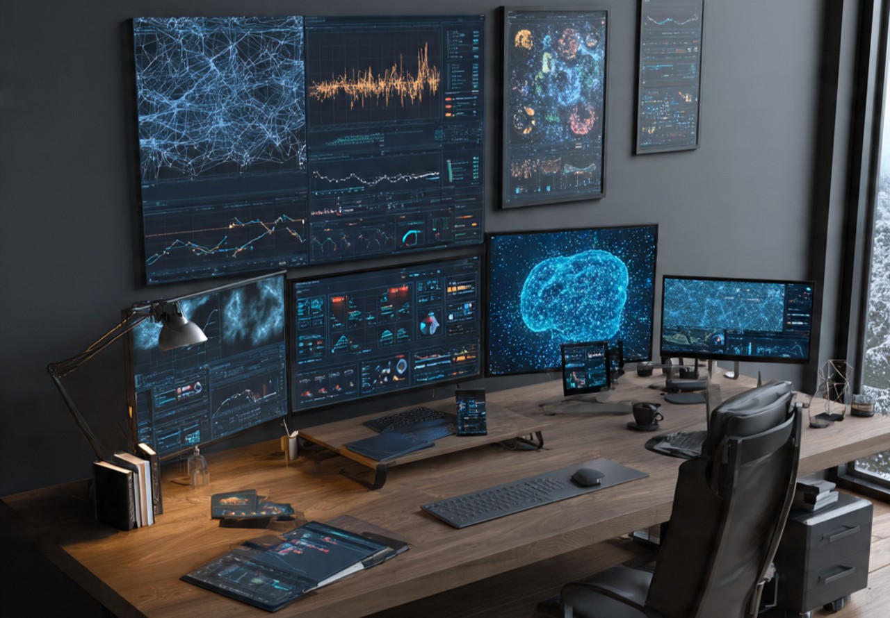 a high tech professional machine learning engineer