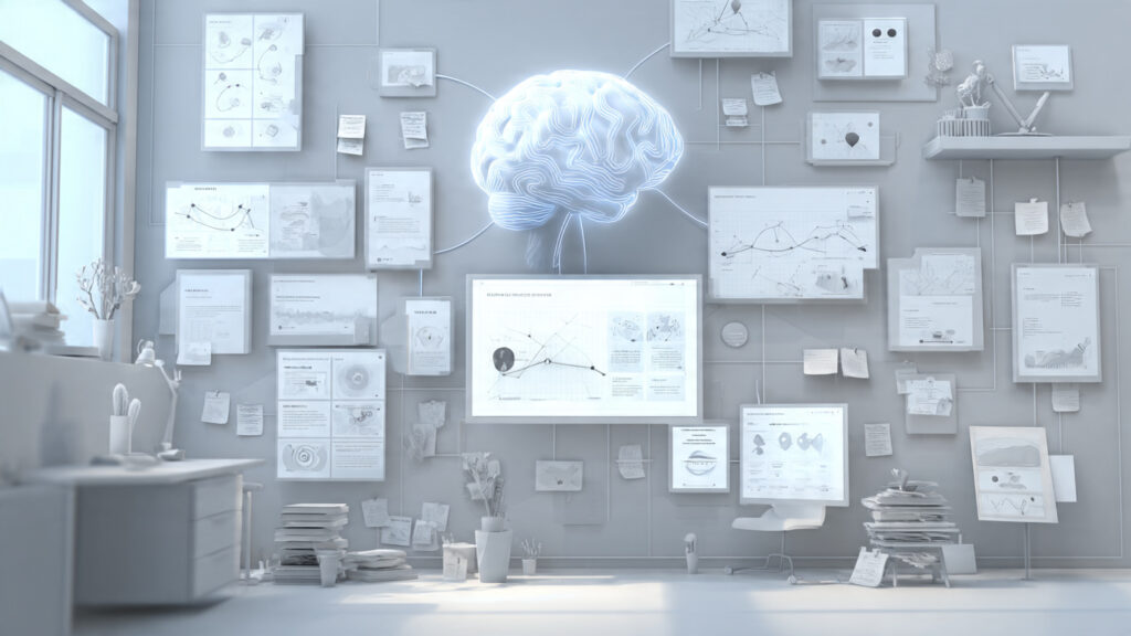 digital second brain concept organized dashboards 