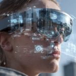 ultra realistic futuristic scene showing augmented