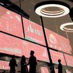 futuristic digital web environment showing cookies